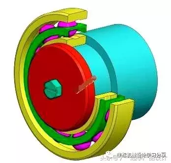 滚动轴承的轴向固定，设计参考