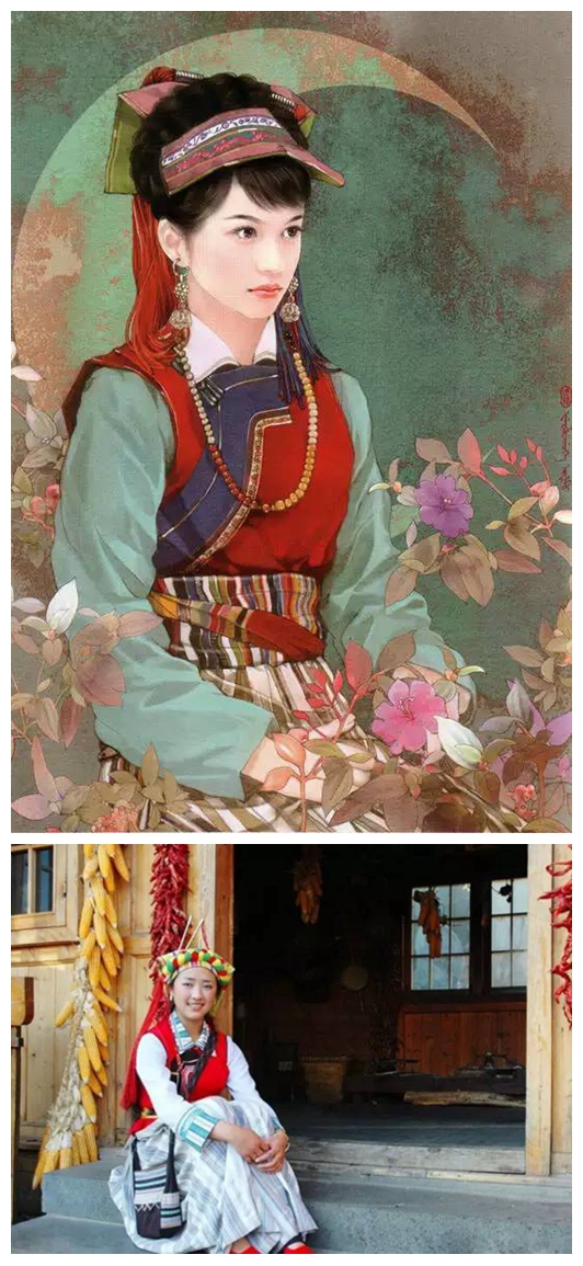 中国56个民族传统服饰大全