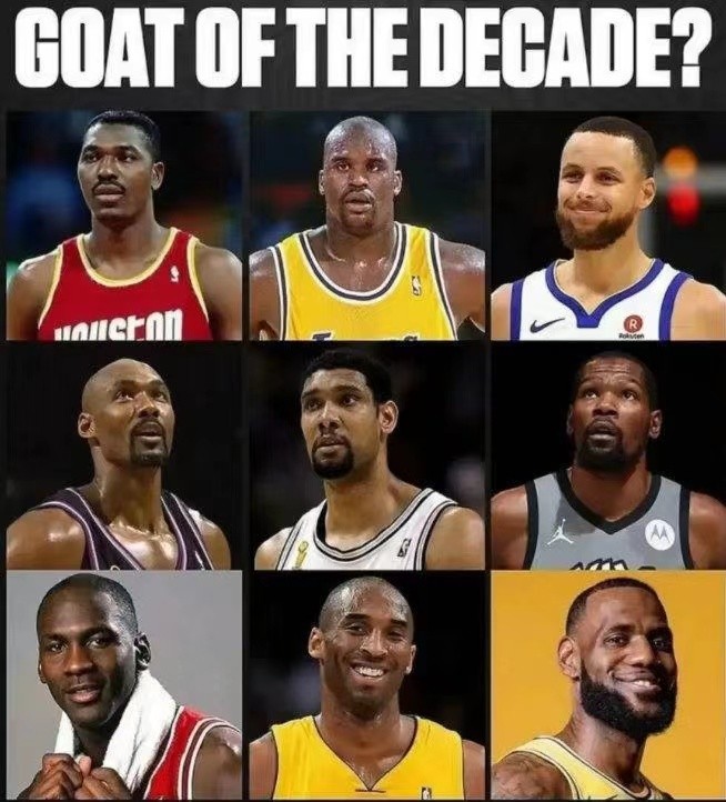 最强nba90分球星有哪些(90年最强乔丹马龙大梦，00年科邓鲨，那10年呢？9人又如何排名？)