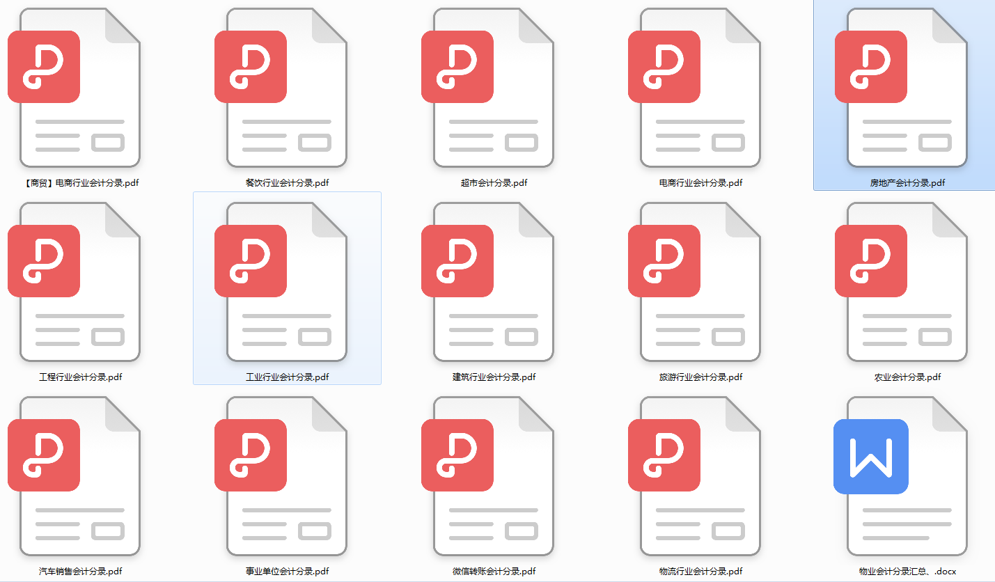 房地产老会计宋姐分享：超全房地产会计分录，学会再也不用加班