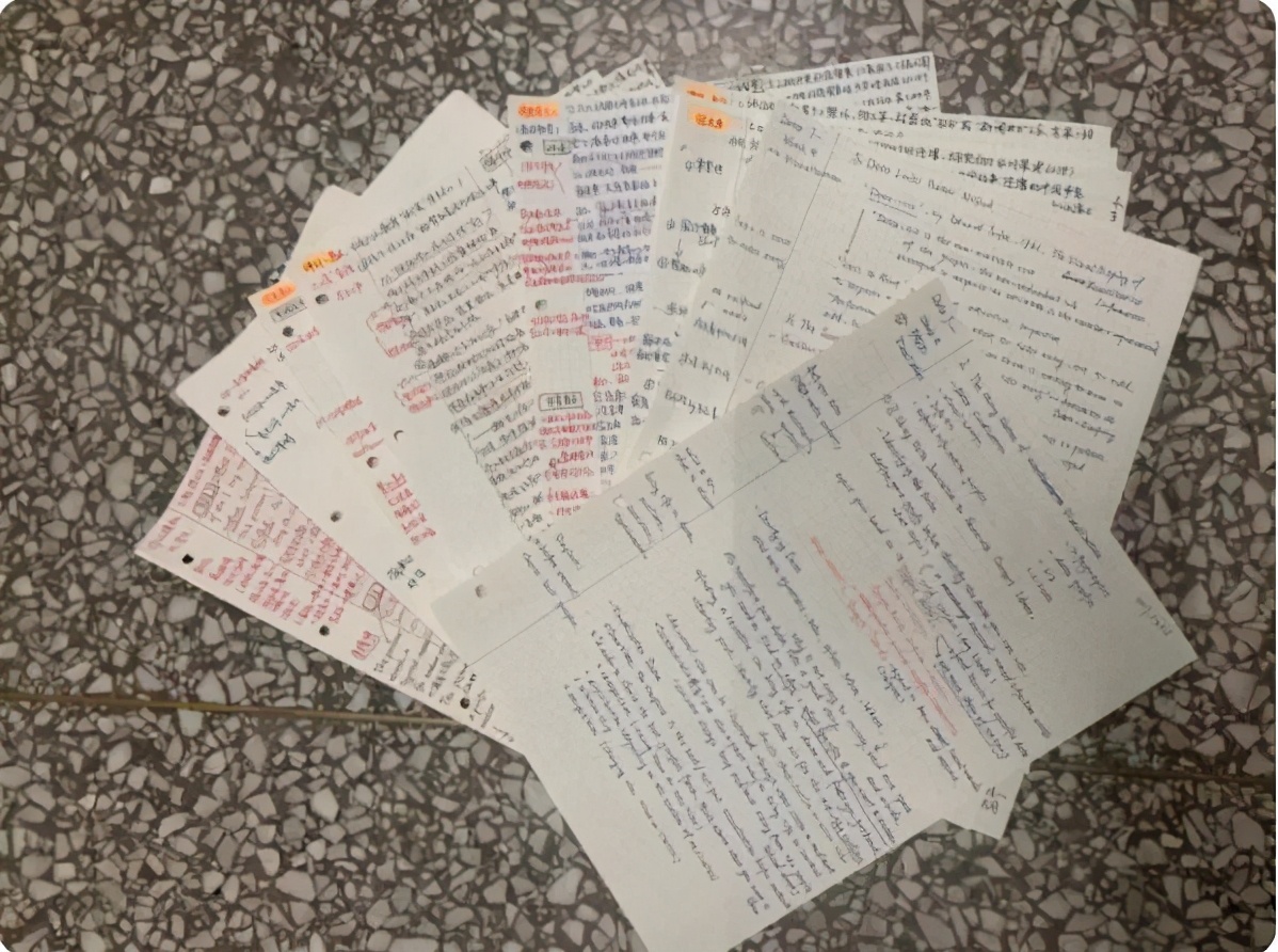 高考状元的学霸笔记，看后感到好惭愧，语文能考146分是有原因的