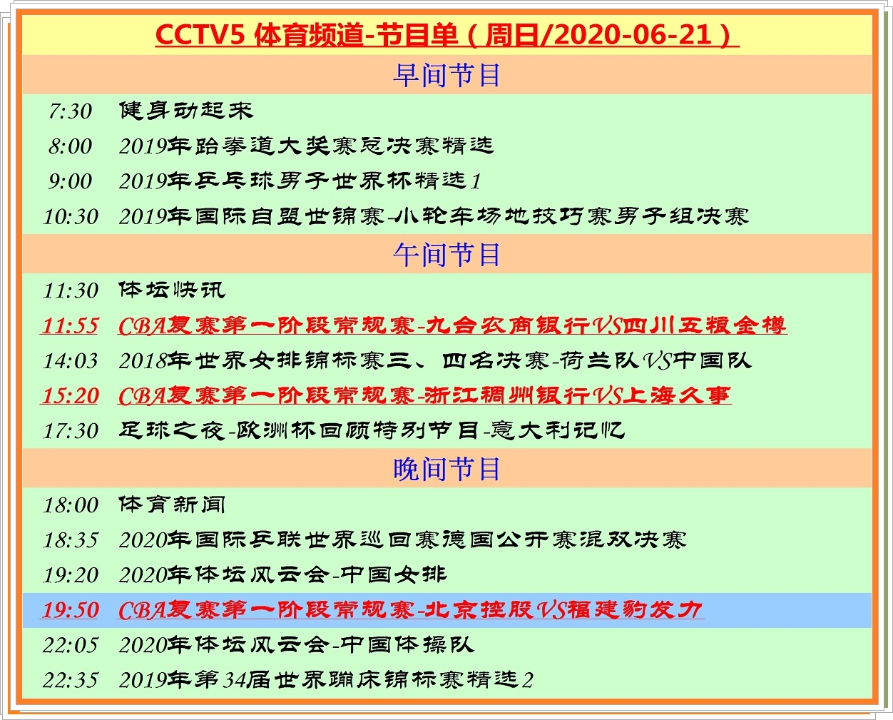 2017cba在哪里看(周日央视直播：CBA五场篮球，英超两场足球)