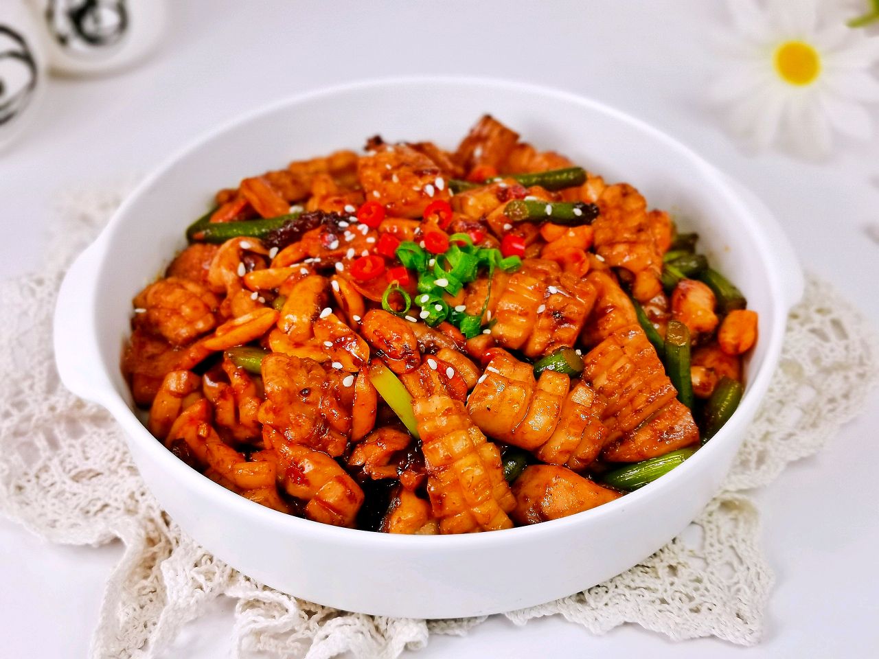 图片[5]-【宫保鱿鱼卷】做法步骤图 香而不腻又能解馋-起舞食谱网