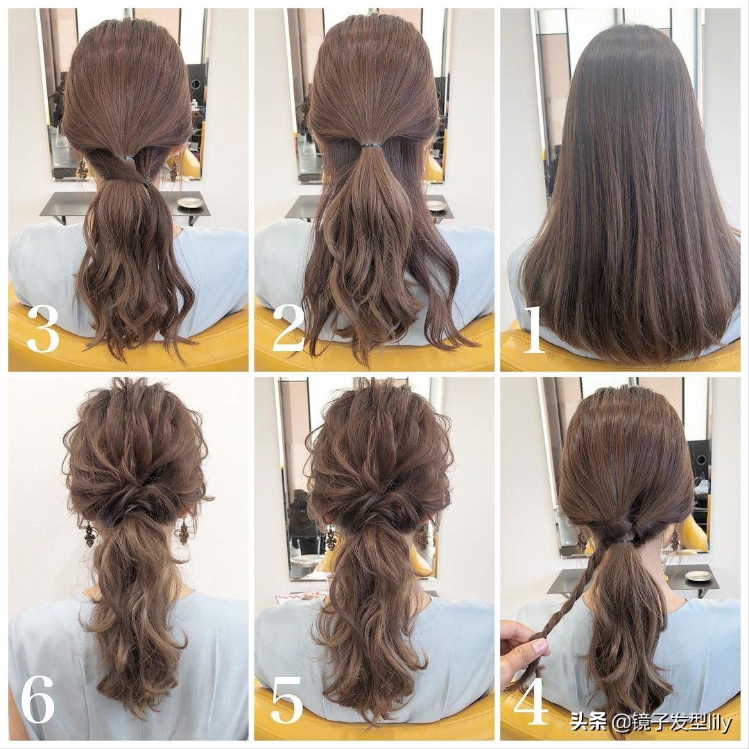 25种仙女发型扎法图解图片