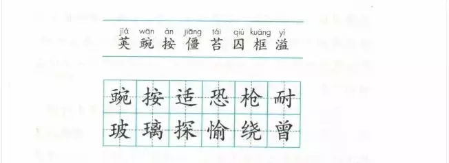 预习必备：2019秋部编四年级语文上全册课文生字组词+生字表整理