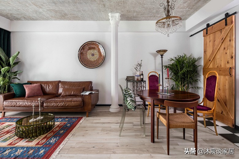 房顶装修效果图：石膏顶设计，简约不吊顶更显空间感