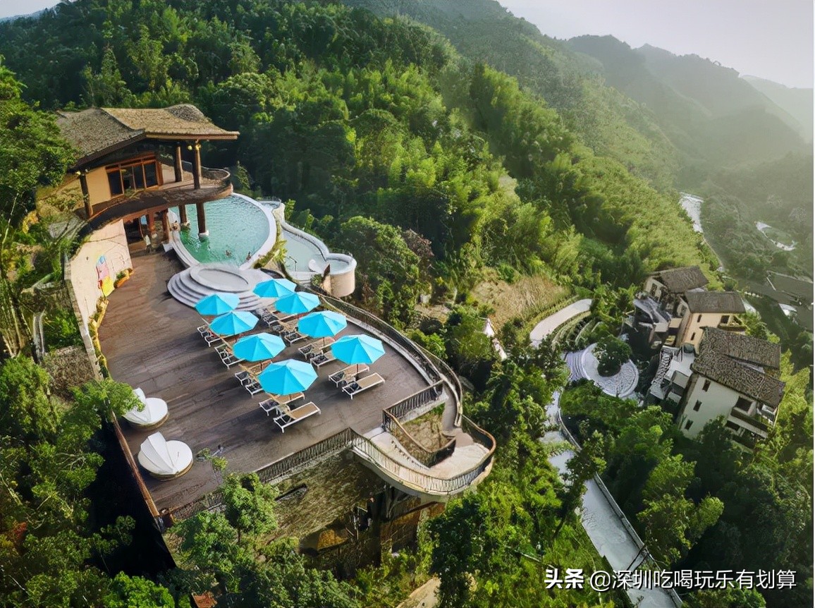 广东顶级温泉度假村，海拔500余米，室内高山泉水，环境堪称一流