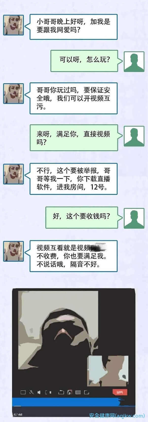 是艳遇？小心裸聊敲诈诈骗！裸聊敲诈诈骗套路揭秘