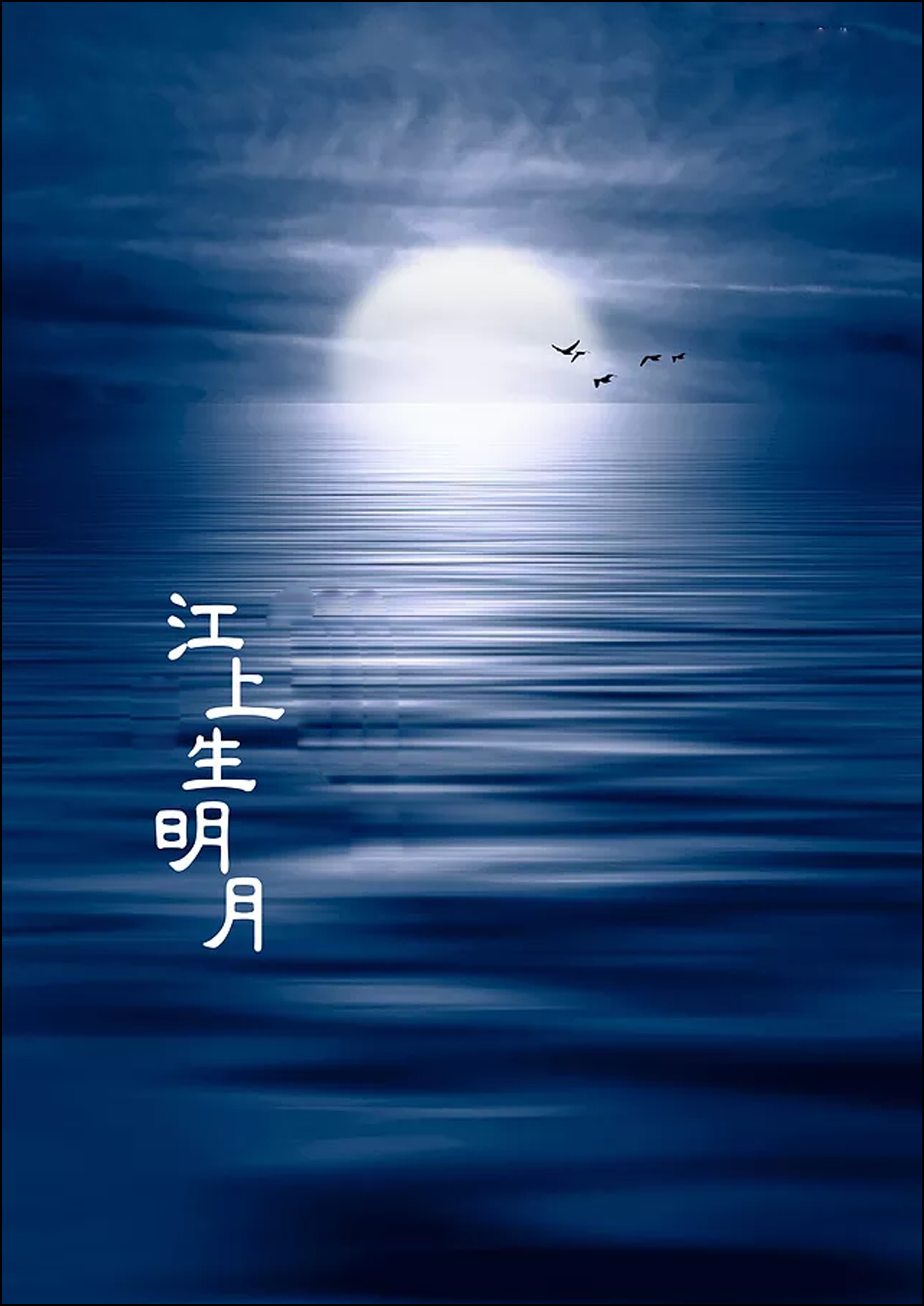 月光踏乐而来，银辉洒落心间