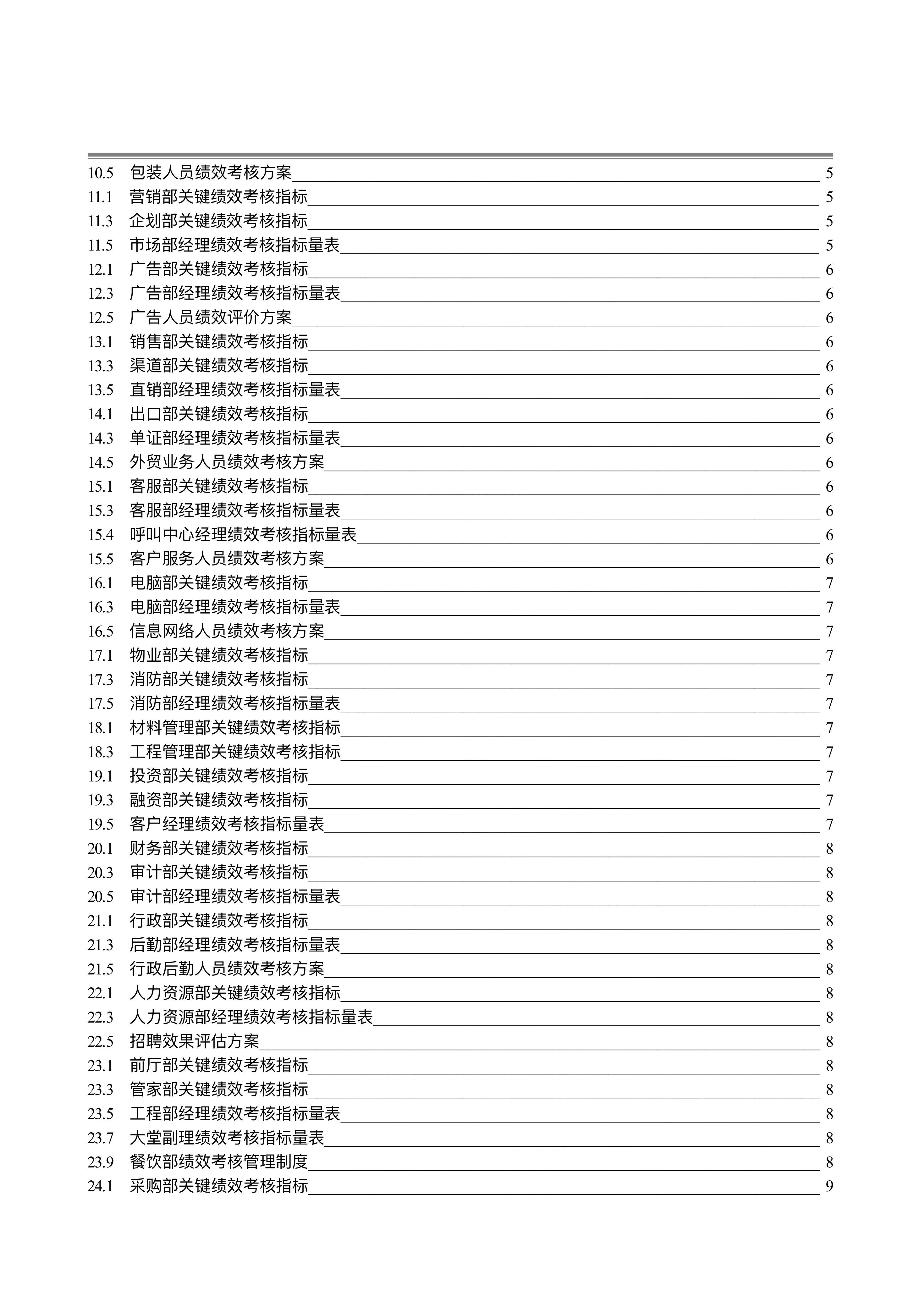 绩效考核指标,绩效考核指标有哪些