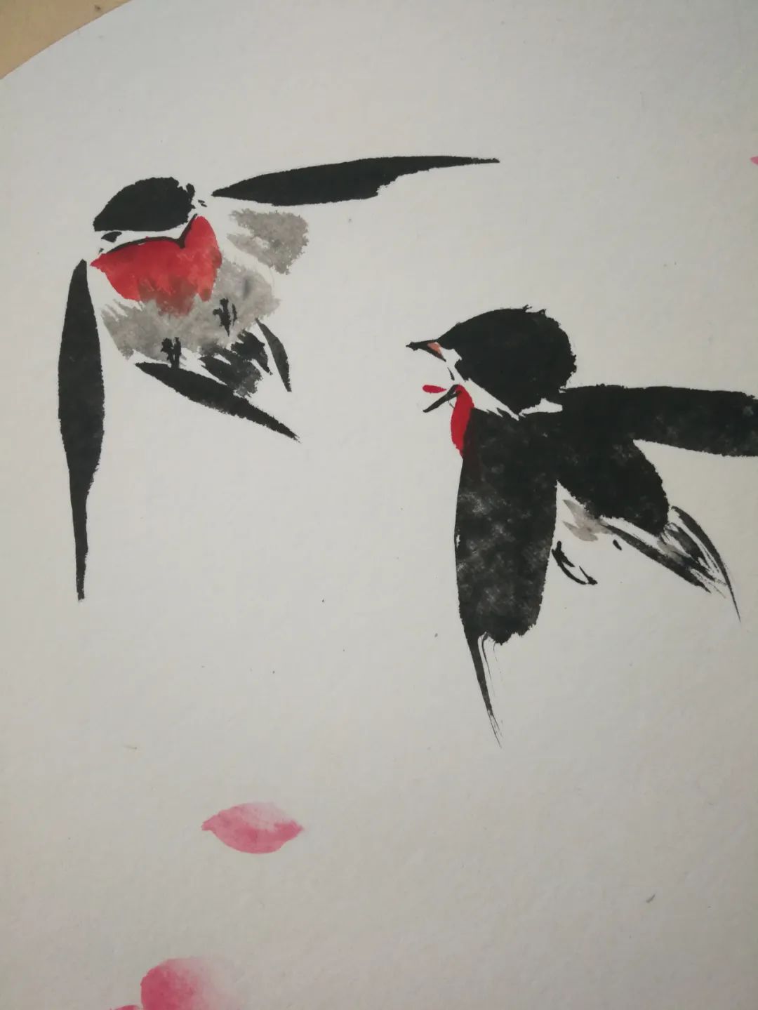 桃花树怎么画（三远堂：国画桃花燕子怎么画「图文教程」）