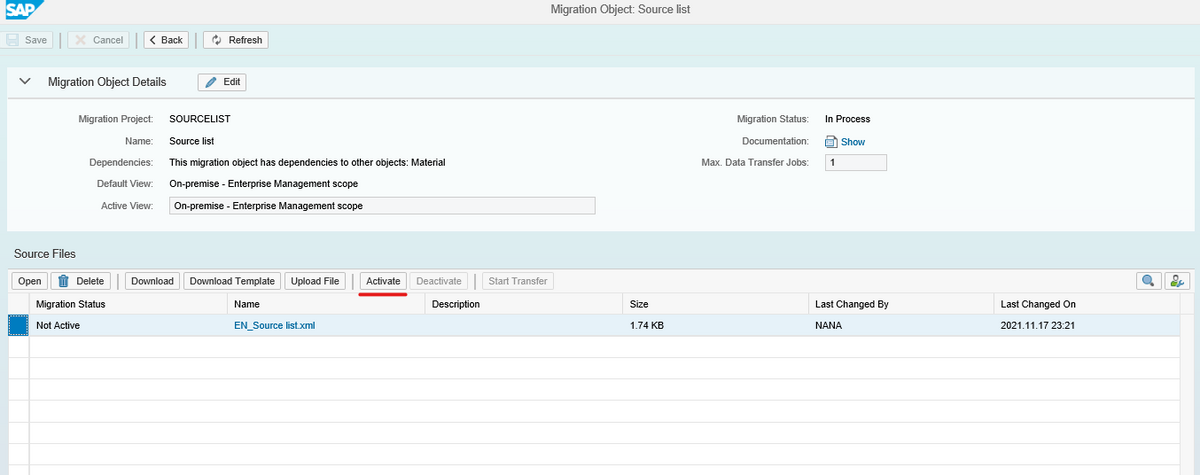 SAP S4HANA 实战LTMC - 打响了第一炮