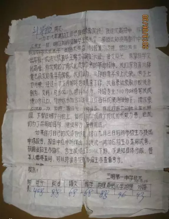 还记得当年参加高考的你么？(值得珍藏！)