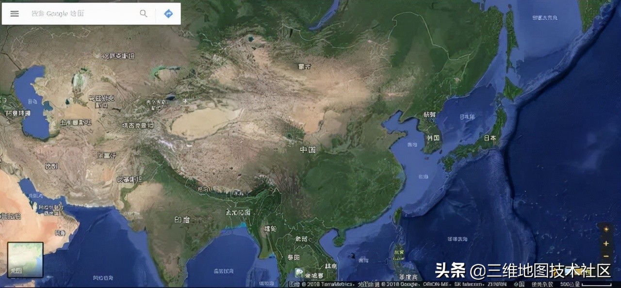 谷歌地图在线(实时地图卫星地图在线)