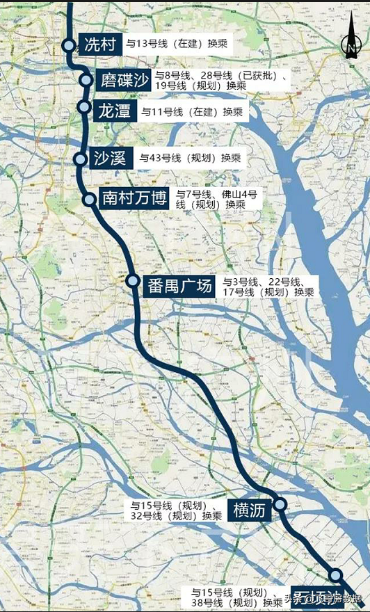 南沙番禺的高光“广州地铁18号线”首通段沿线一通房企乐了