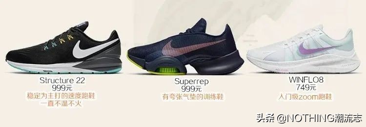 NIKE耐克运动鞋怎么选？「2021年最全5大系列31款」