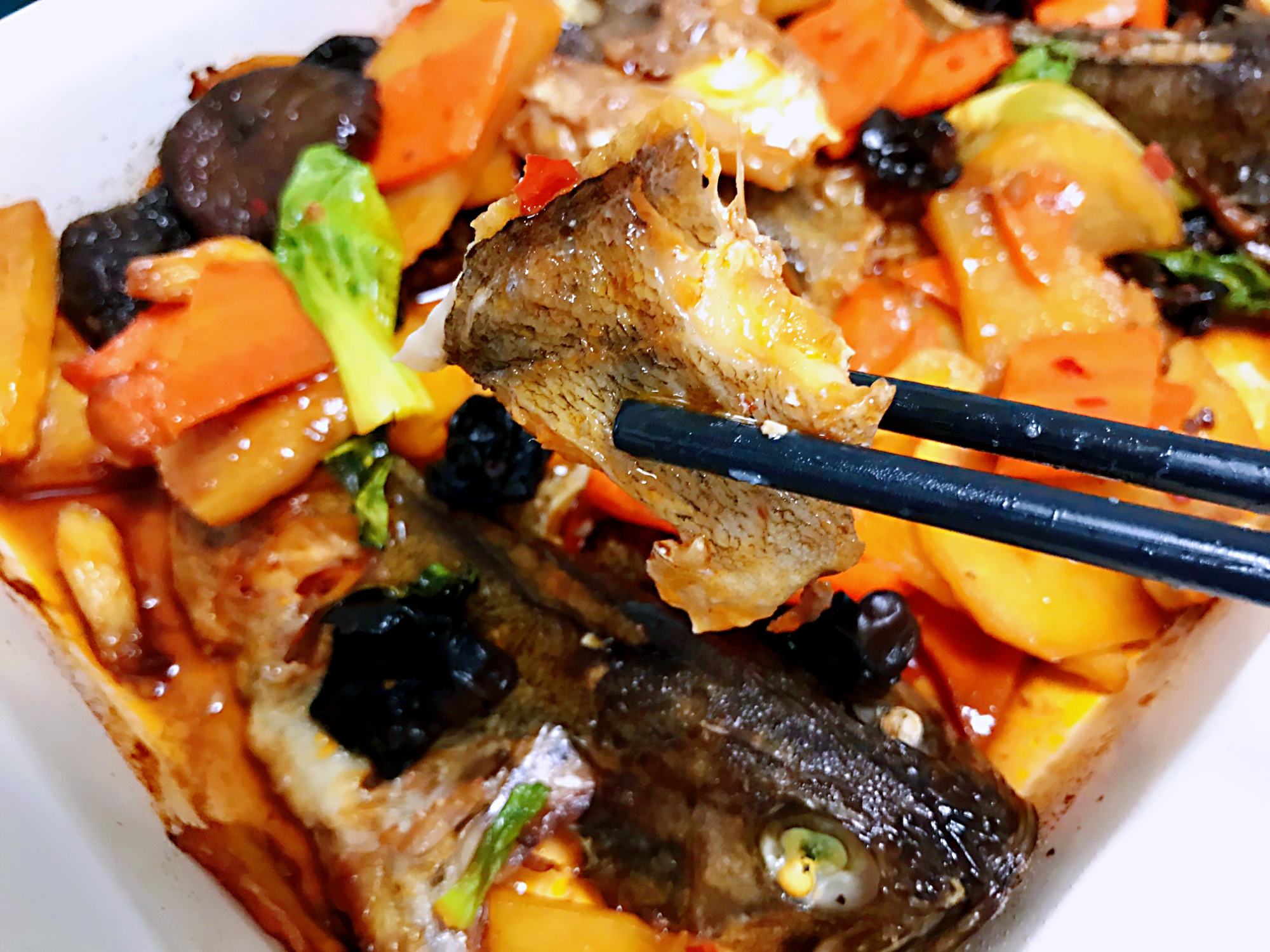 图片[2]-【酱香味烤海鱼】做法步骤图 肉嫩刺少 味道鲜美-起舞食谱网