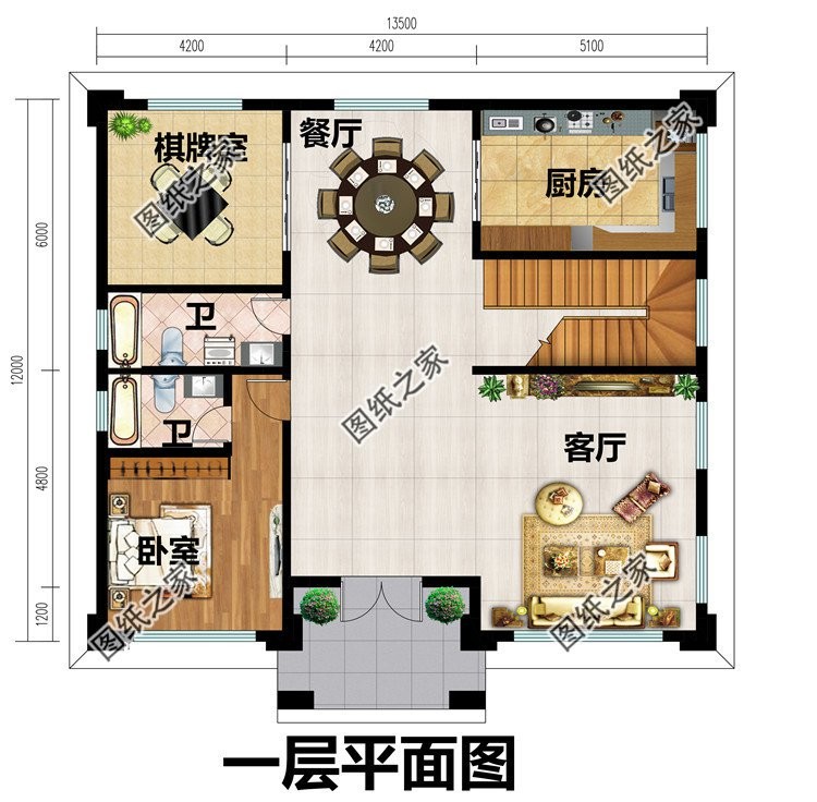 好看又实用，带罗马柱别墅的大气