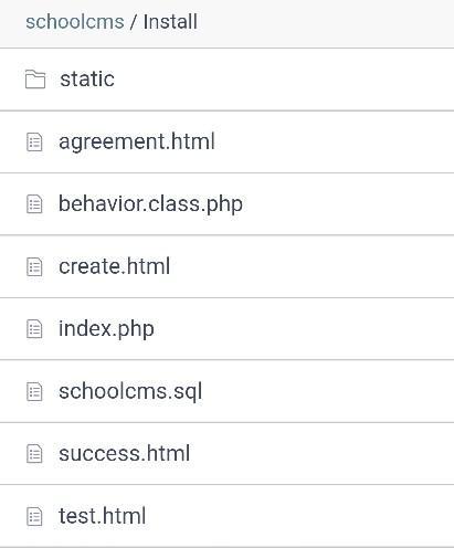 教务管理系统 Schoolcms