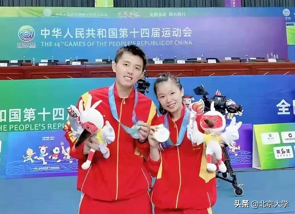 全运会上的北大学子！