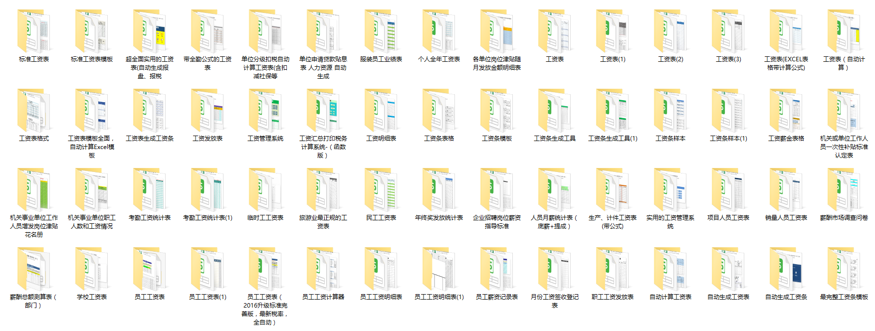 超实用的员工工资核算表格模板送给你！自带公式，拿走直接套用