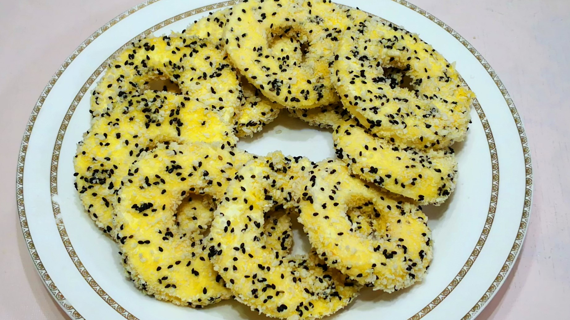 图片[5]-【苹果圈】做法步骤图 香而不腻，孩子们吃得很开心-起舞食谱网