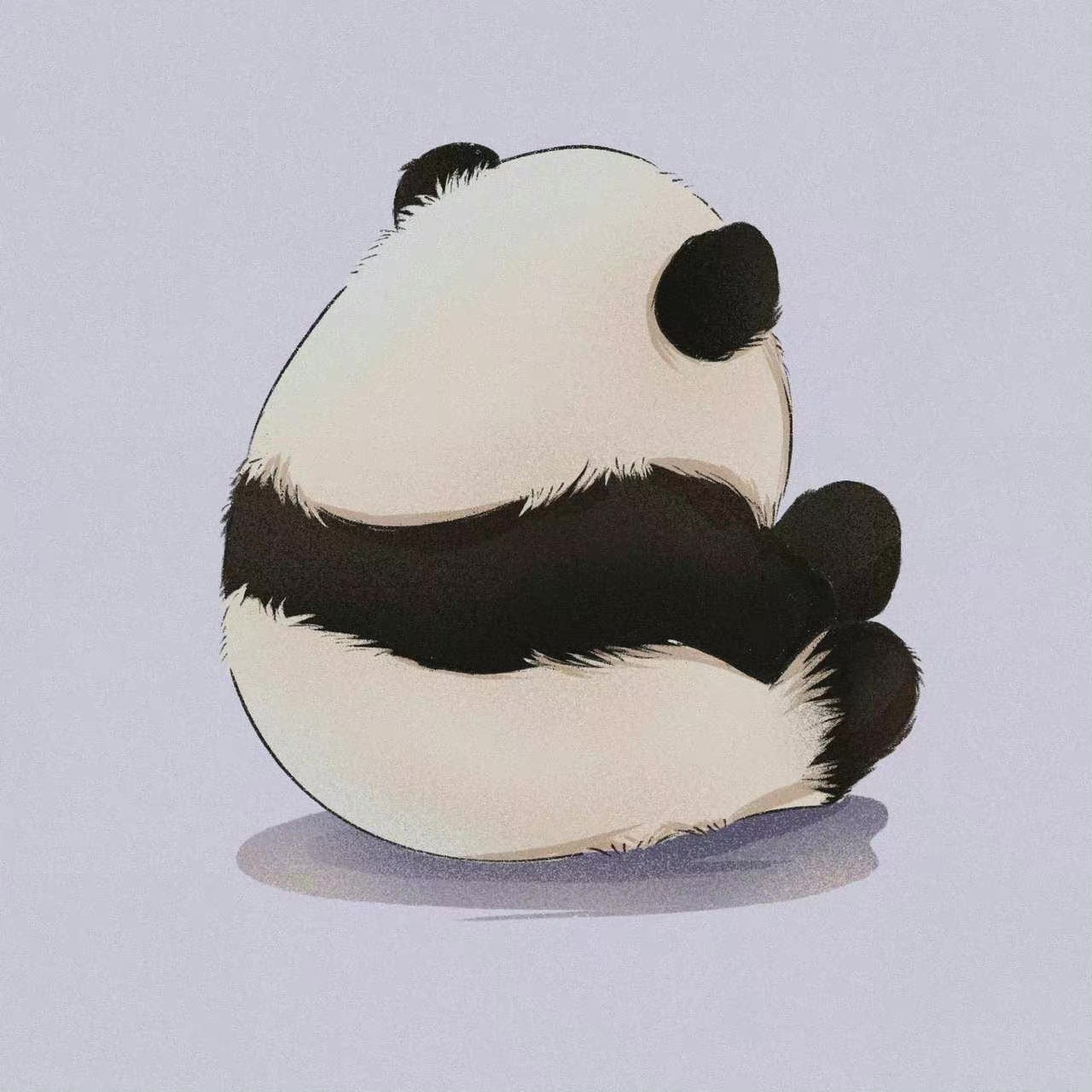 可爱的大熊猫头像