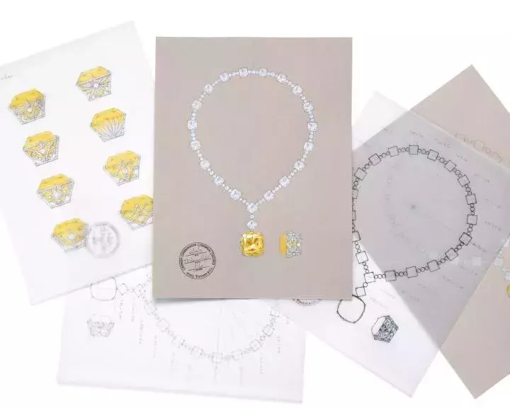 顶级珠宝品牌的手绘