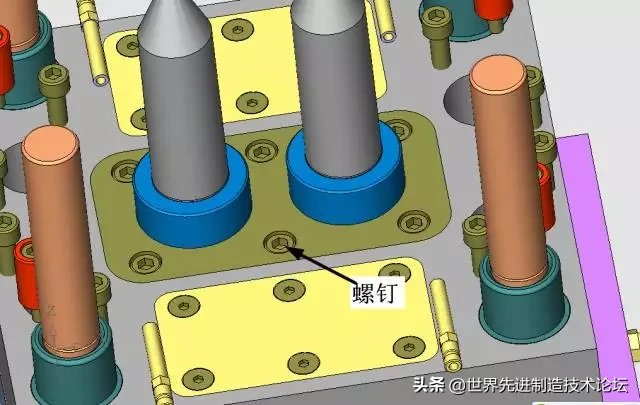 这个经典模具结构：4 面滑块+动模缩芯，无数人搞不定