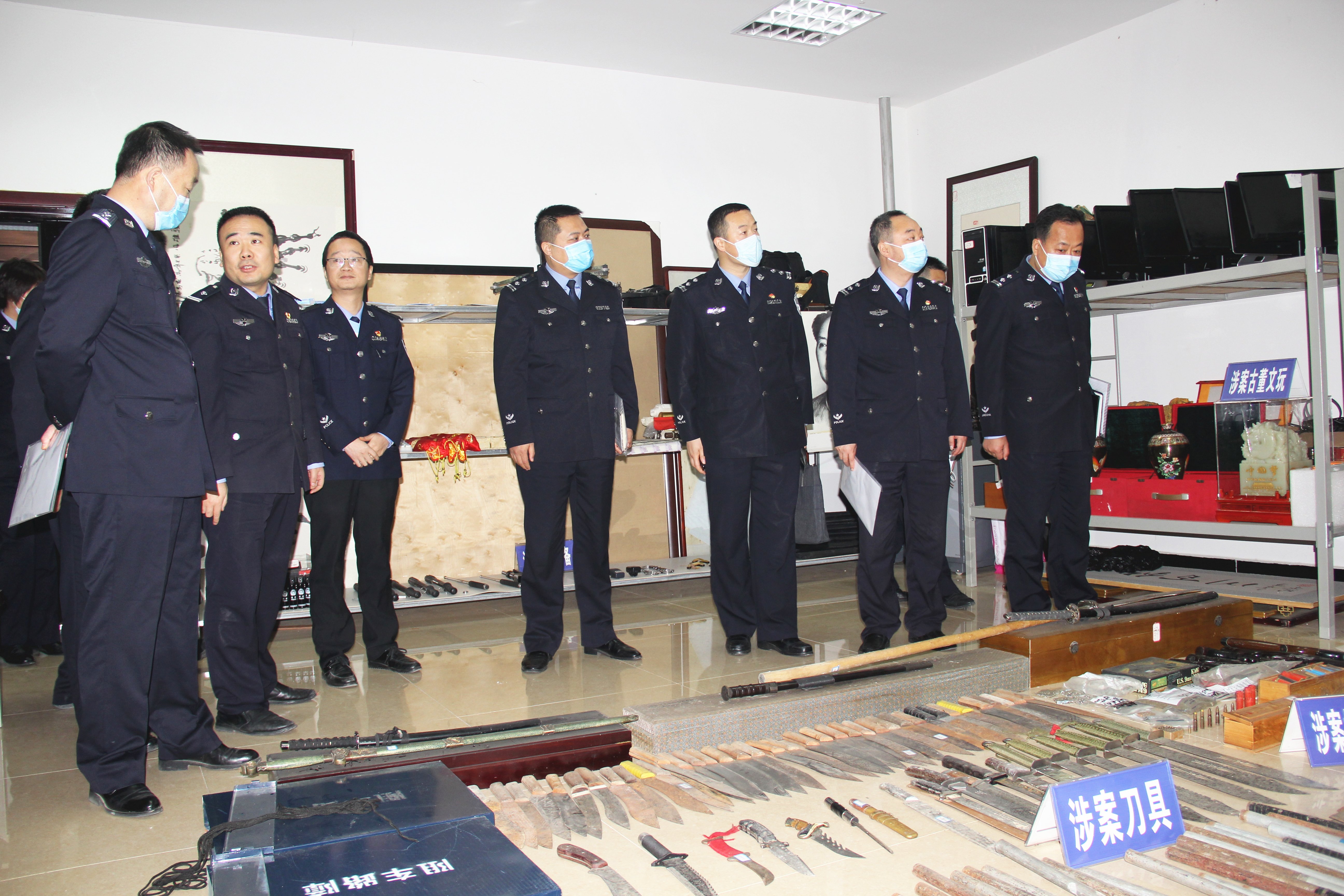 扶风县公安局来武功县公安局开展学习交流活动