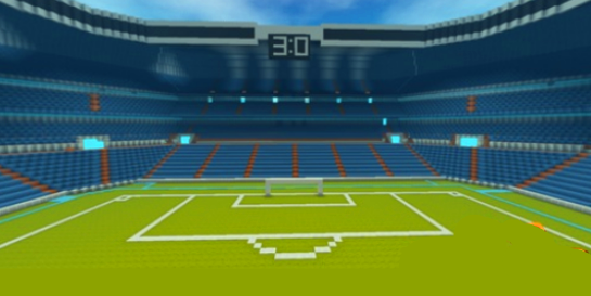 迷你世界怎么见世界杯地面（玩家在迷你世界里造出巨型足球场，完成了国足没能实现的梦想）