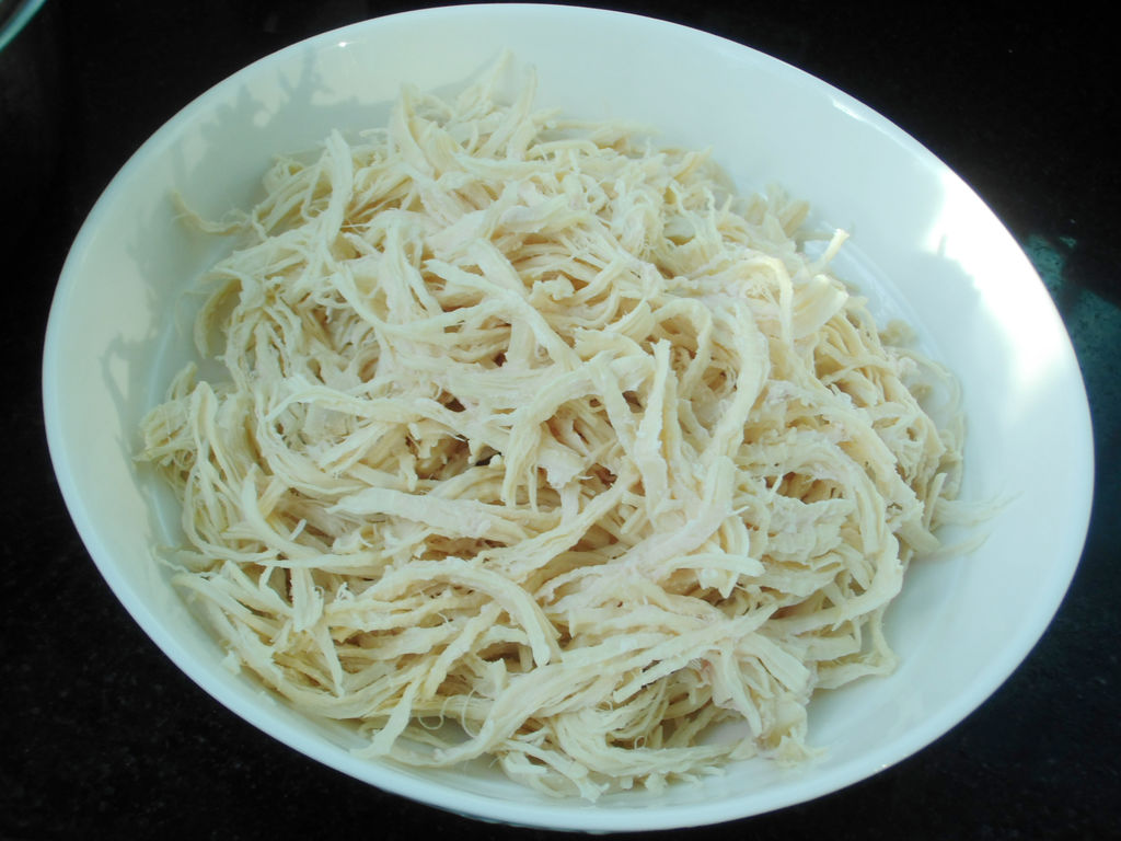 图片[4]-【南瓜鸡丝羹】做法步骤图 色味俱佳 营养丰富 不用再担心孩子-起舞食谱网