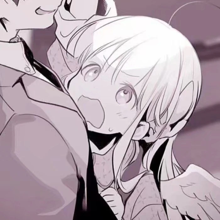 动漫情侣头像 #异地恋真好,分手以后就真的不会再见面了