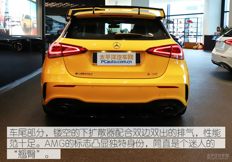 “小钢炮”首选，奔驰AMG A35实拍解析，身材小给你大乐趣