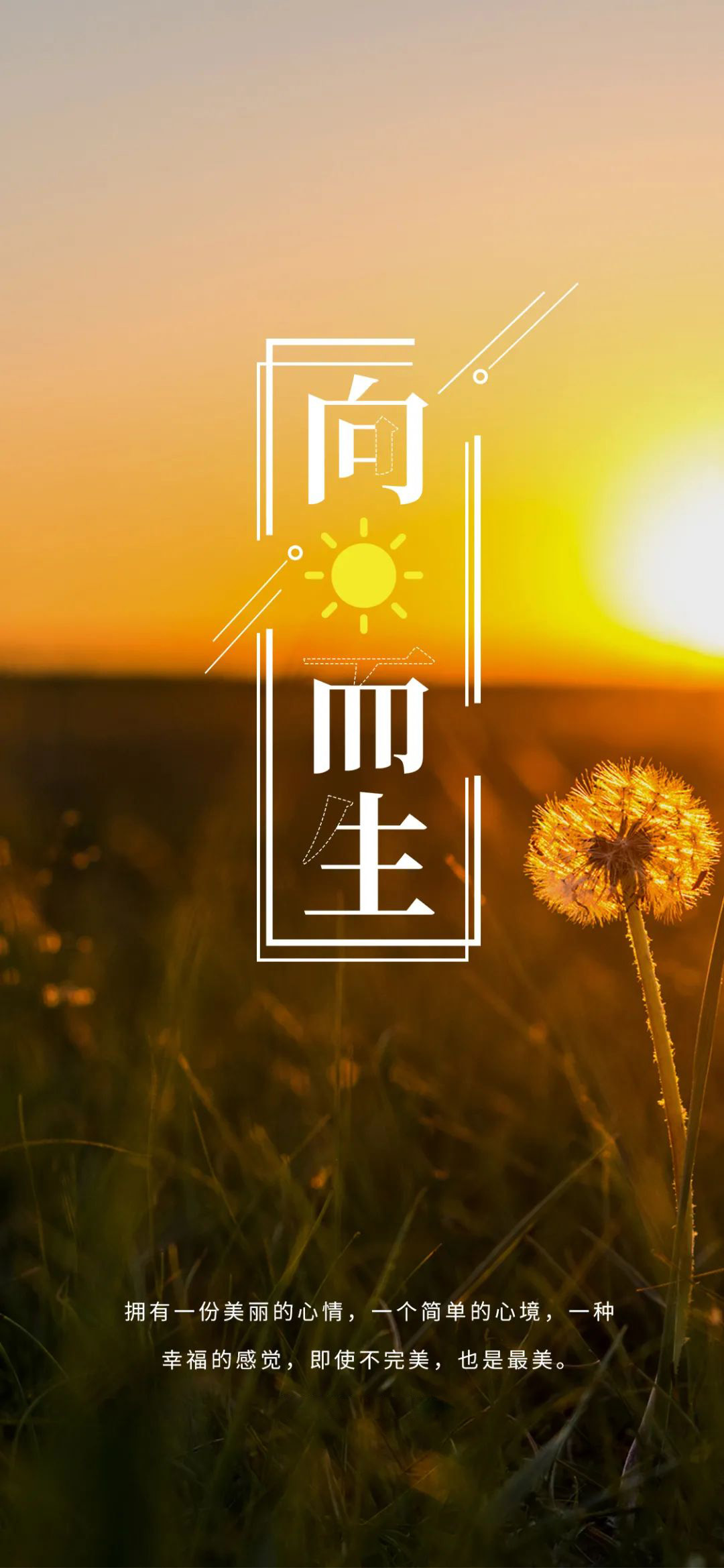 周四正能量激励早晨问候语图片：心中充满阳光，日子过得滚烫