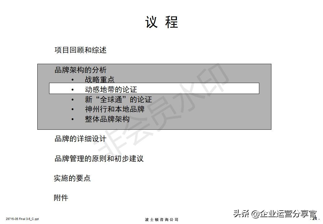 价值百万的波士顿咨询报告：某通讯集团品牌战略咨询案例