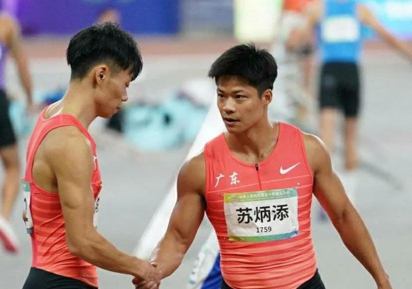 2010亚运会4x100米决赛(田径亚洲男子100米短跑，历史21大飞人)