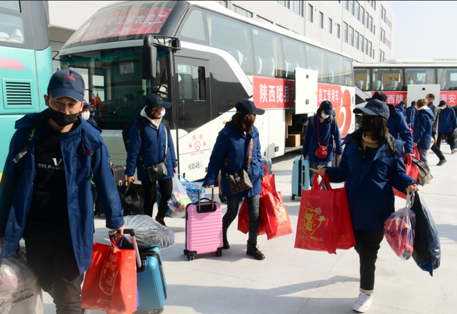 跨越招聘（江苏海安恩达通用公司跨越千里接来陕西陇县招聘员工助发展）