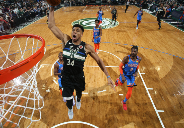 字母哥28 8球队为何却遭血洗（NBA惨案！字母哥狂轰32+13+6，47分血洗雷霆，保罗也顶不住了）