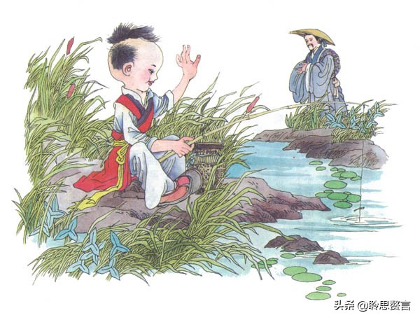 钓鱼诗词精选三十五首 垂钓坐磐石，水清心亦闲