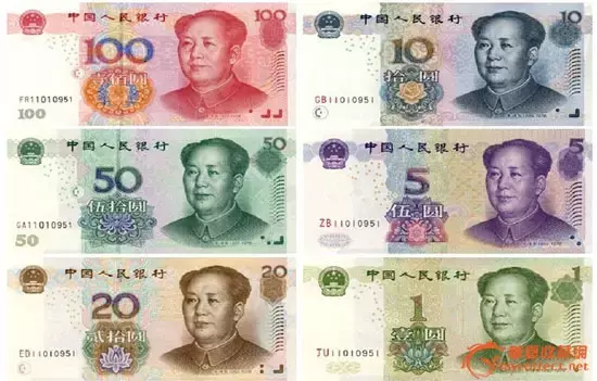 最值钱的纸币都在这里了,你手上有几张呢