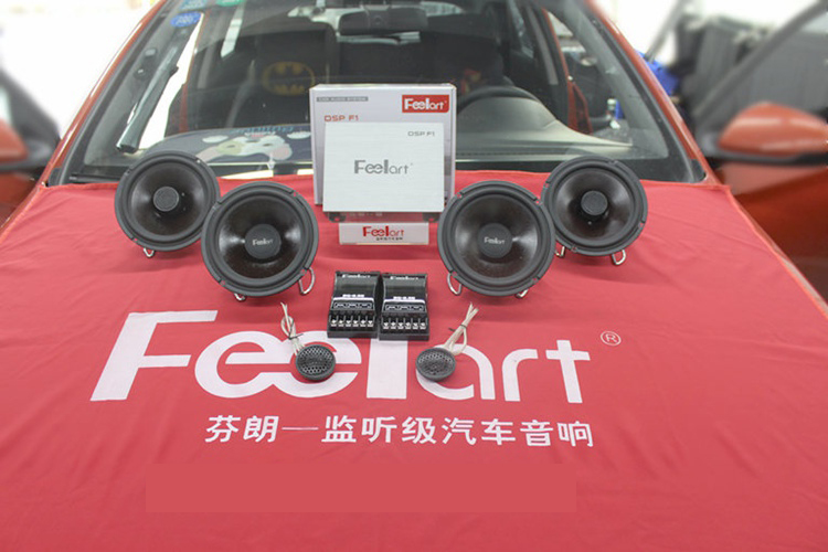 「成都旭日酷车」现代瑞纳升级一套丹麦芬朗音响套餐，你车也能装