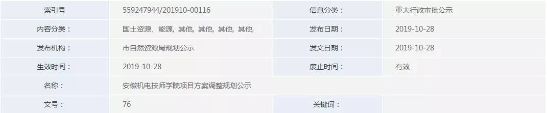 安徽机电技师学院规划调整公示中，现开设有29个专业