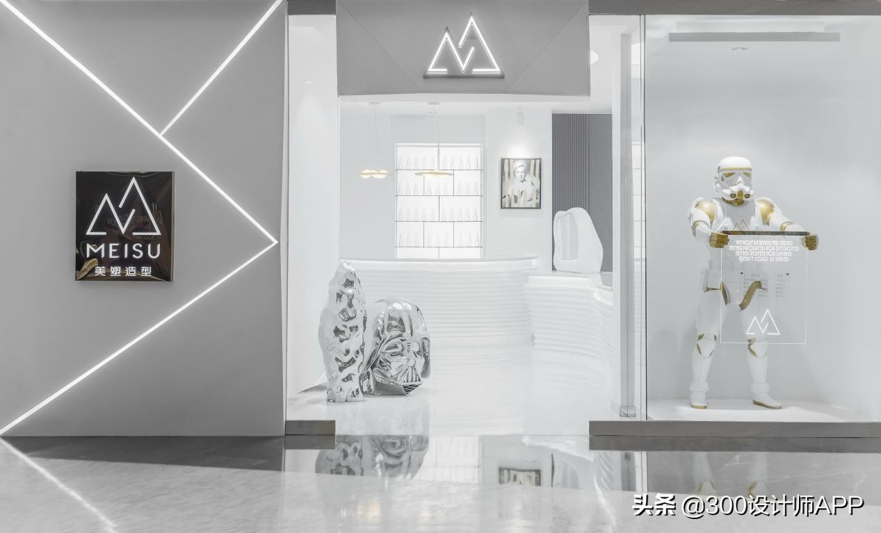 徐年迪设计30㎡理发店室内装修精品之作