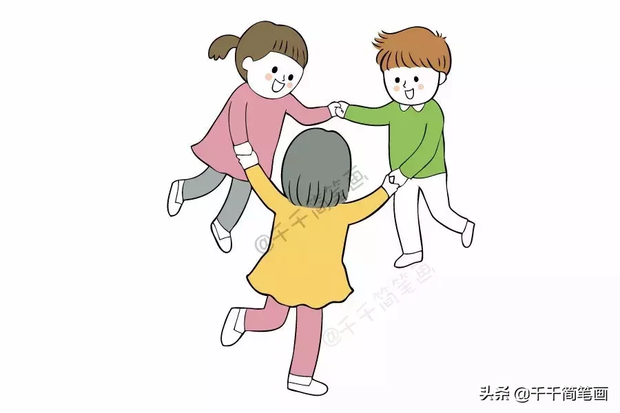 打篮球教学图片简笔画(60种人物素材大合集，快为孩子收藏吧！)