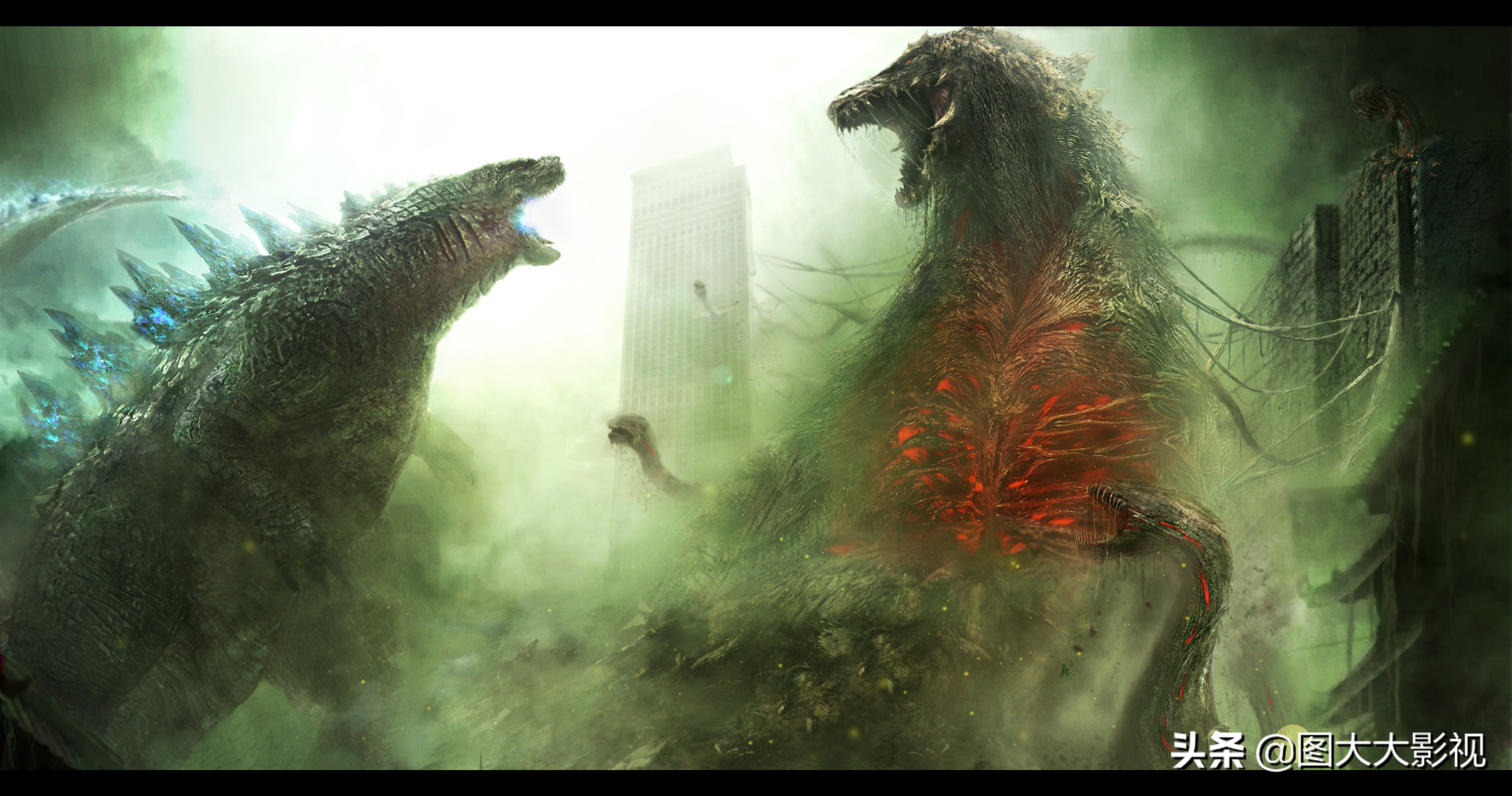 《哥斯拉2：怪兽之王》新海报 四大怪兽震撼亮相_3DM单机