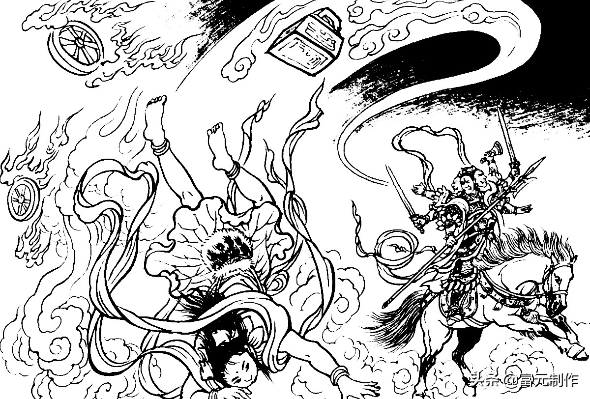 力战梅山七怪的杨戬与战败张桂芳的哪吒,两人的差距到底在哪里?