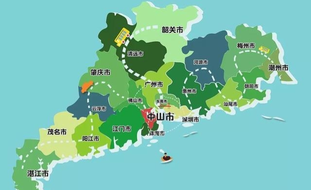 2022年廣東各市人口排名表廣東各市常住人口是多少