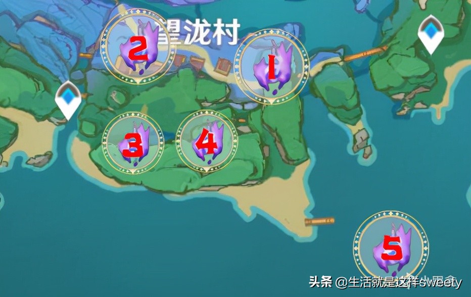 原神2.1雷神瞳分布位置大全