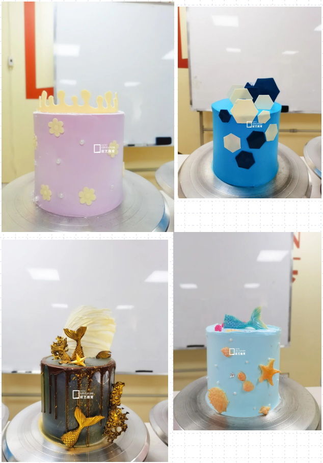 重庆欧艺西点蛋糕培训学校免费技能培训班鉴定结业考试圆满结束